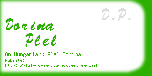 dorina plel business card